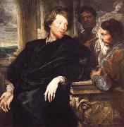 Portrait of GeorgeGage with Two Attendants